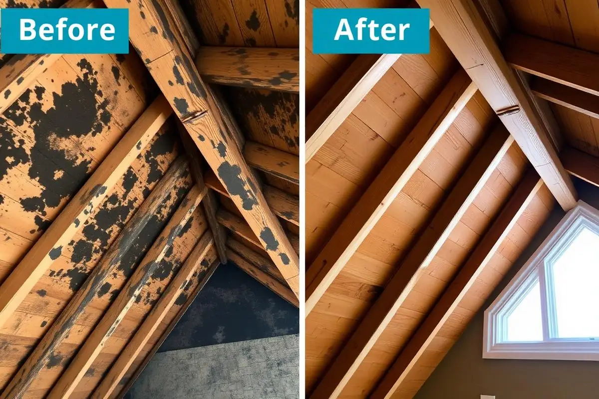 Attic sheathing, Edina